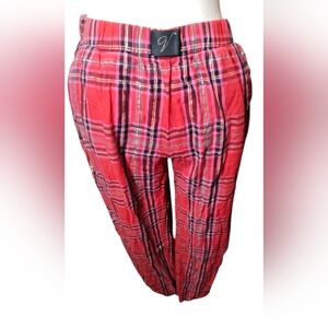Red Plaid Lounge Pants. I Am A Medium And Fit Me..